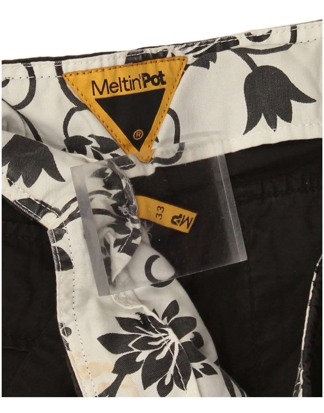 Pantaloni cargo dritti da uomo Meltin' Pot W33 L32 neri