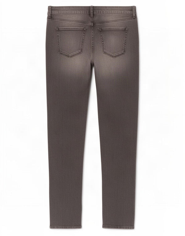 Jeans slim invecchiati da donna Marks & Spencer UK 16 Large W32 L30 Grigio