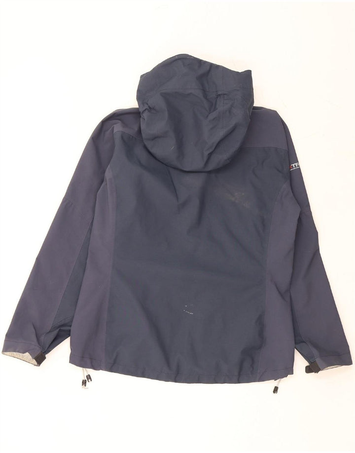 Giacca antipioggia da uomo BERGHAUS con cappuccio UK 38 nylon blu navy medio