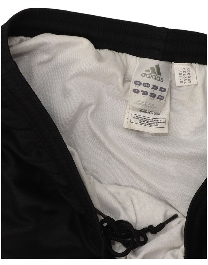 Pantaloncini sportivi Adidas Climalite da uomo grandi in poliestere nero