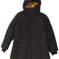 Cappotto imbottito con cappuccio da donna Alpenblitz UK 22 2XL poliestere nero