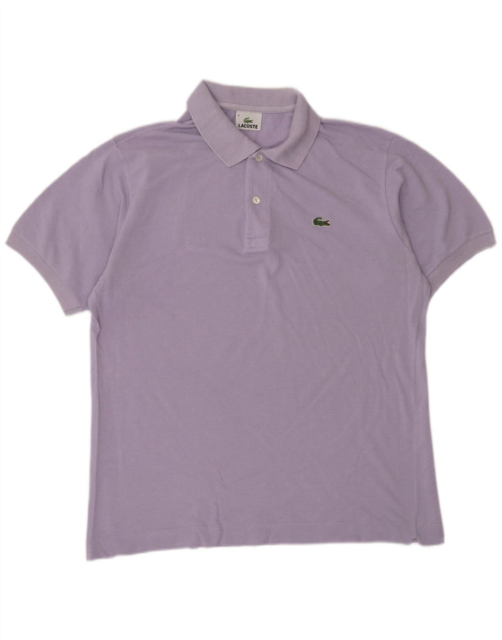 Polo da uomo Lacoste taglia 4 cotone viola medio