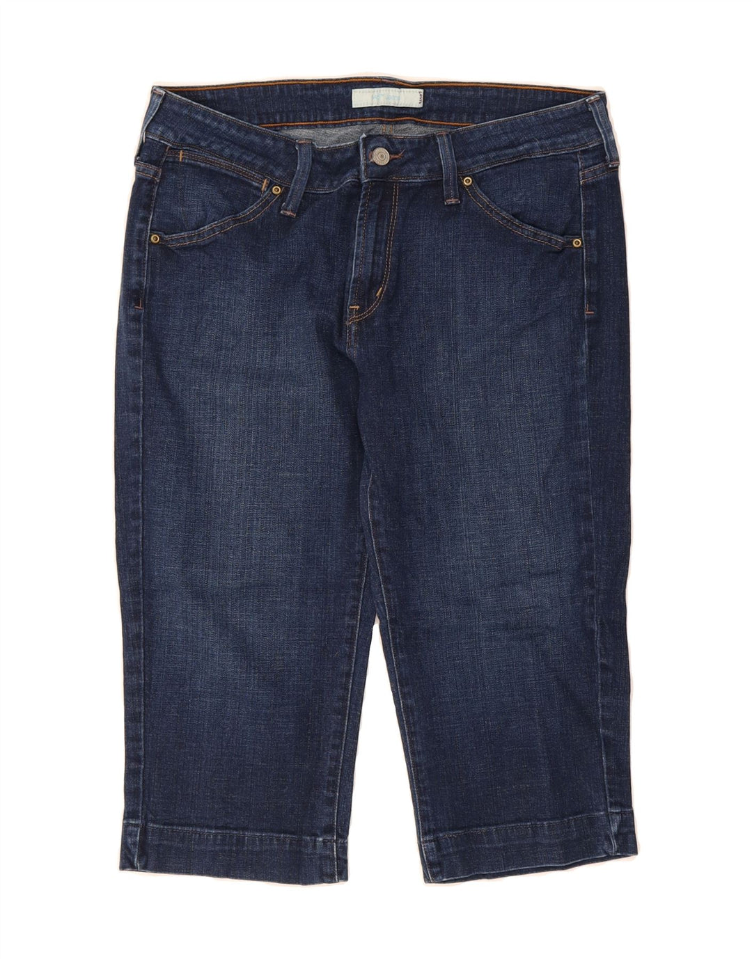 LEVI'S Womens 545 Capri Jeans US 12 Large W34 L18 Blue Vintage Levi's and Second-Hand Levi's from Messina Hembry 