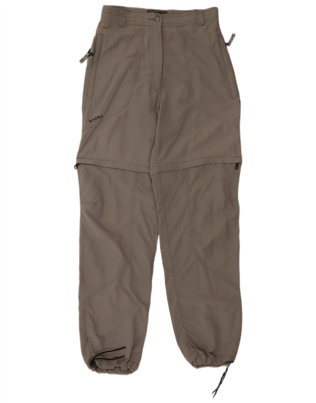 Pantaloni casual affusolati da donna SCHOFFEL UK 12 Medium W28 L32 Grigio