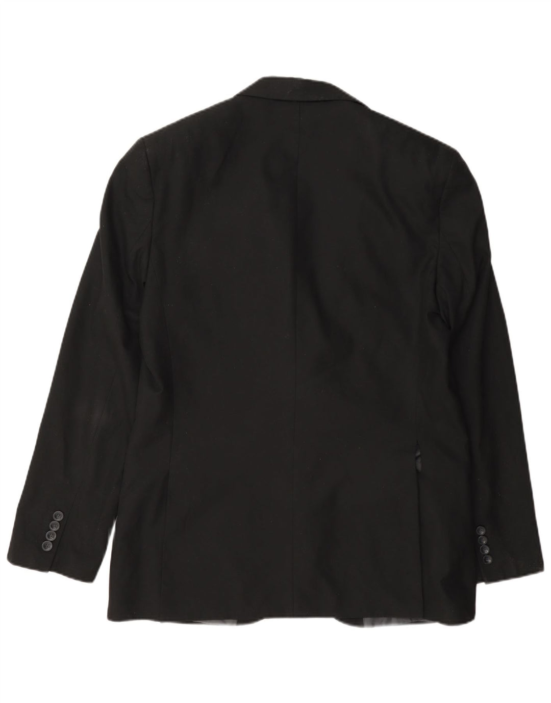 Giacca blazer a 2 bottoni da uomo Marks & Spencer UK 40 poliestere nero medio