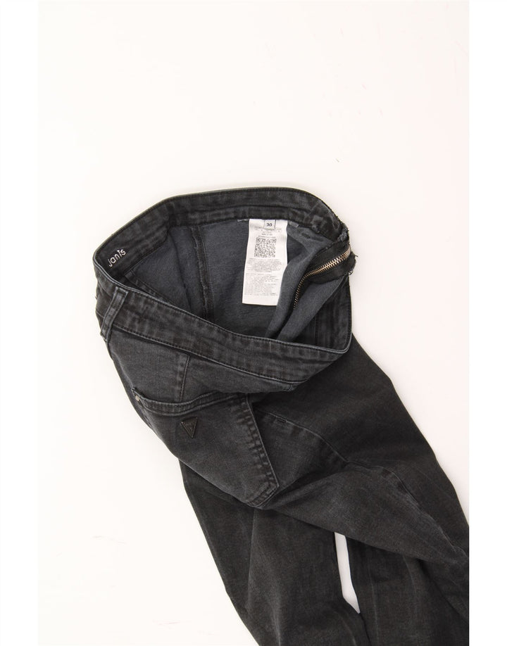 GUESS Womens Bootcut Jeans W30 L26 Black Cotton Vintage Guess and Second-Hand Guess from Messina Hembry 