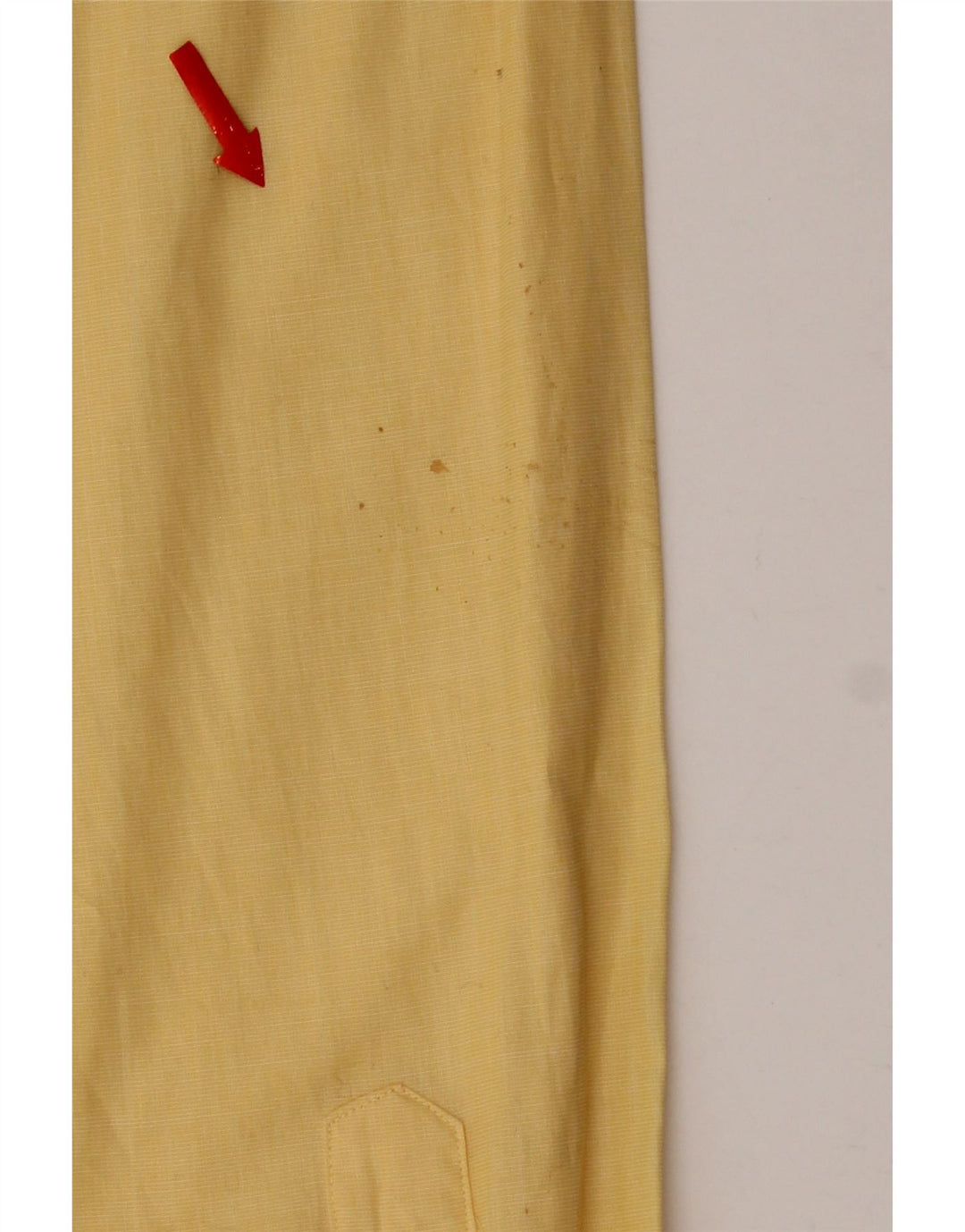Camicia da uomo Pierre Cardin taglia 41 grande cotone giallo