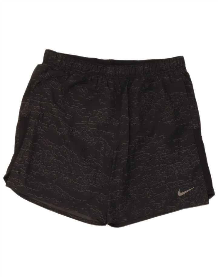 Pantaloncini sportivi Nike Dri Fit da uomo di grandi dimensioni neri mimetici