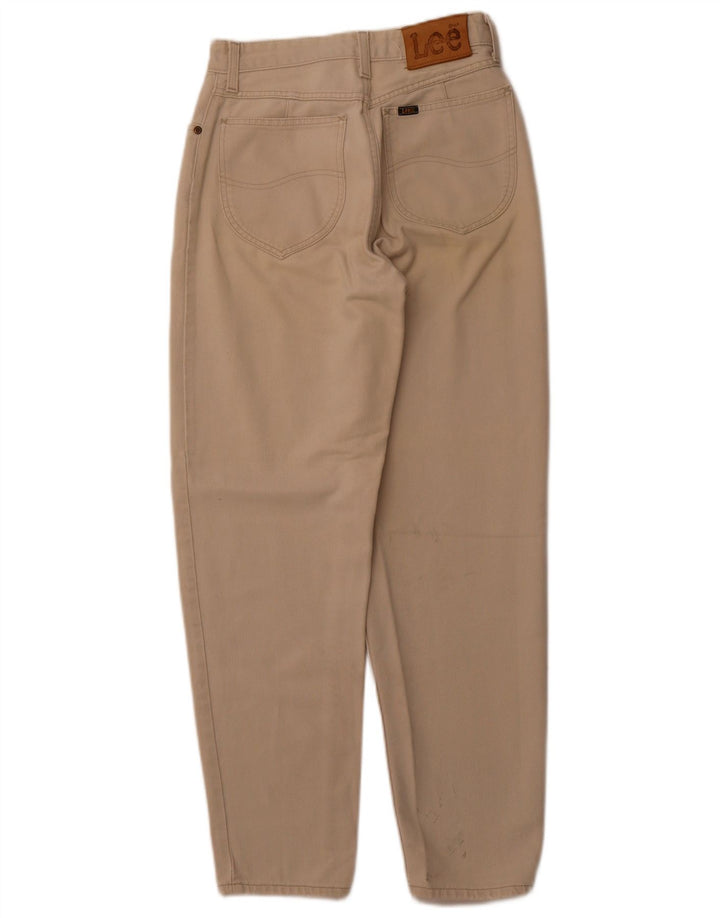 Jeans affusolati a vita alta da donna LEE W26 L28 Beige