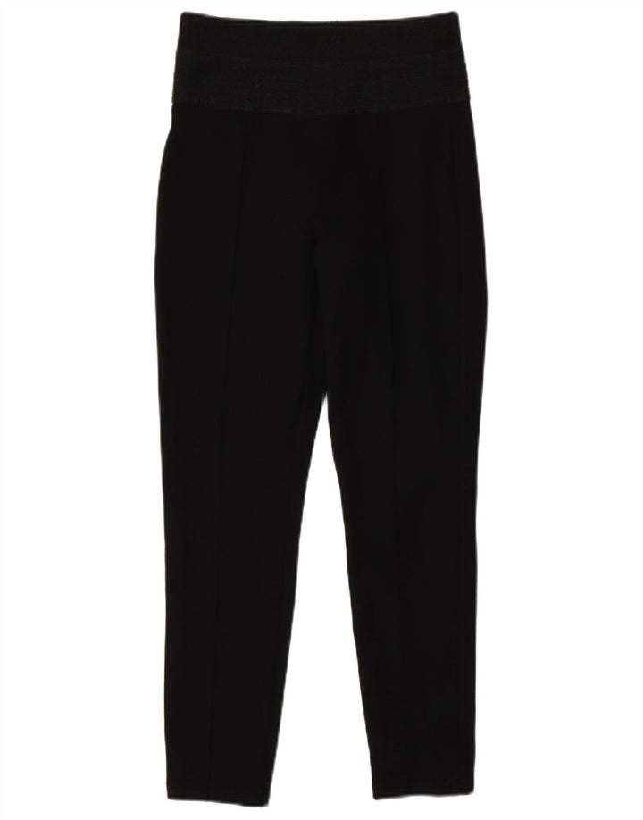 Leggings corti da donna Zara UK 8 piccoli a spina di pesce neri