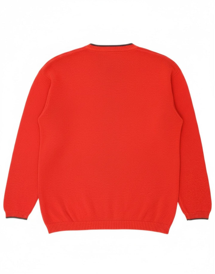 Maglione maglione girocollo da uomo Levi's XL in cotone rosso