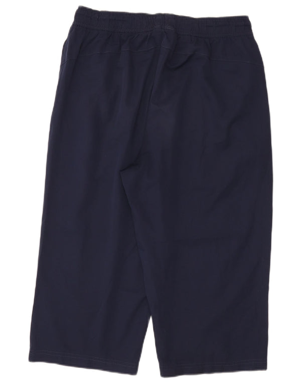Pantaloncini sportivi da uomo Puma Bermuda grandi in poliestere blu navy