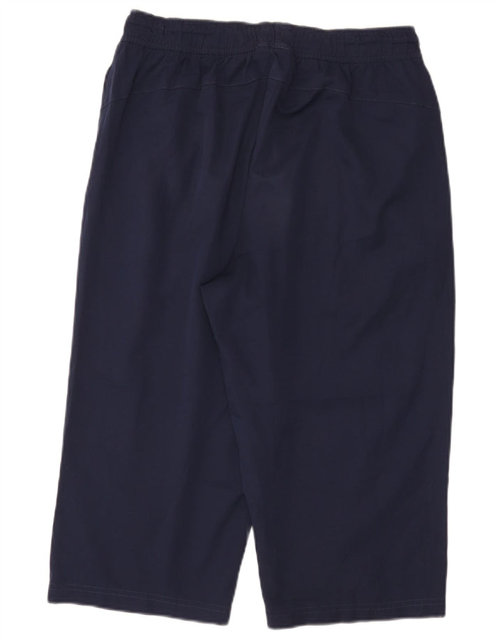 Pantaloncini sportivi da uomo Puma Bermuda grandi in poliestere blu navy