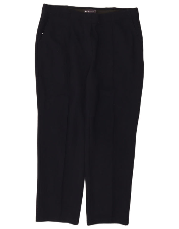 Pantaloni corti da donna Marks & Spencer UK 14 Large W34 L25 Blu navy