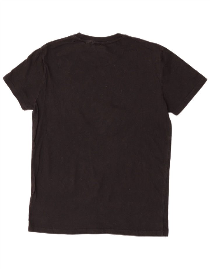 T-shirt grafica da uomo Superdry Top in cotone nero medio