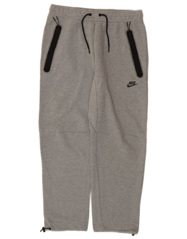 Pantaloni da tuta da uomo NIKE in cotone grigio medio