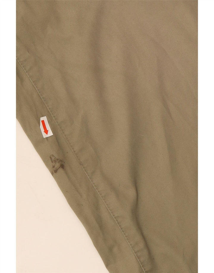 Pantaloni chino regolari dritti da uomo Marks & Spencer W38 L29 cotone kaki
