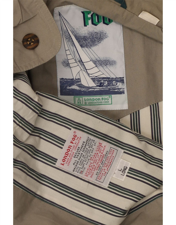 LONDON FOG Bomber da uomo vestibilità ampia UK 40 Large Verde