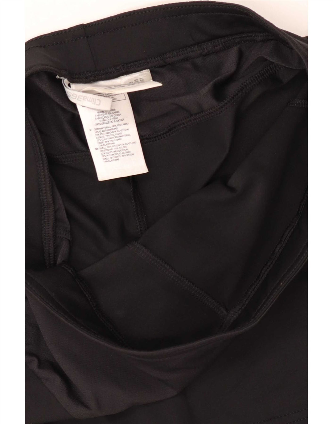 Gonna Adidas Clima 365 da donna UK 8 piccola in nylon nero