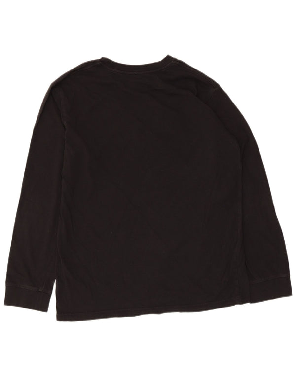 Top Vans da bambino con grafica classica vestibilità manica lunga 14-15 anni XL cotone nero