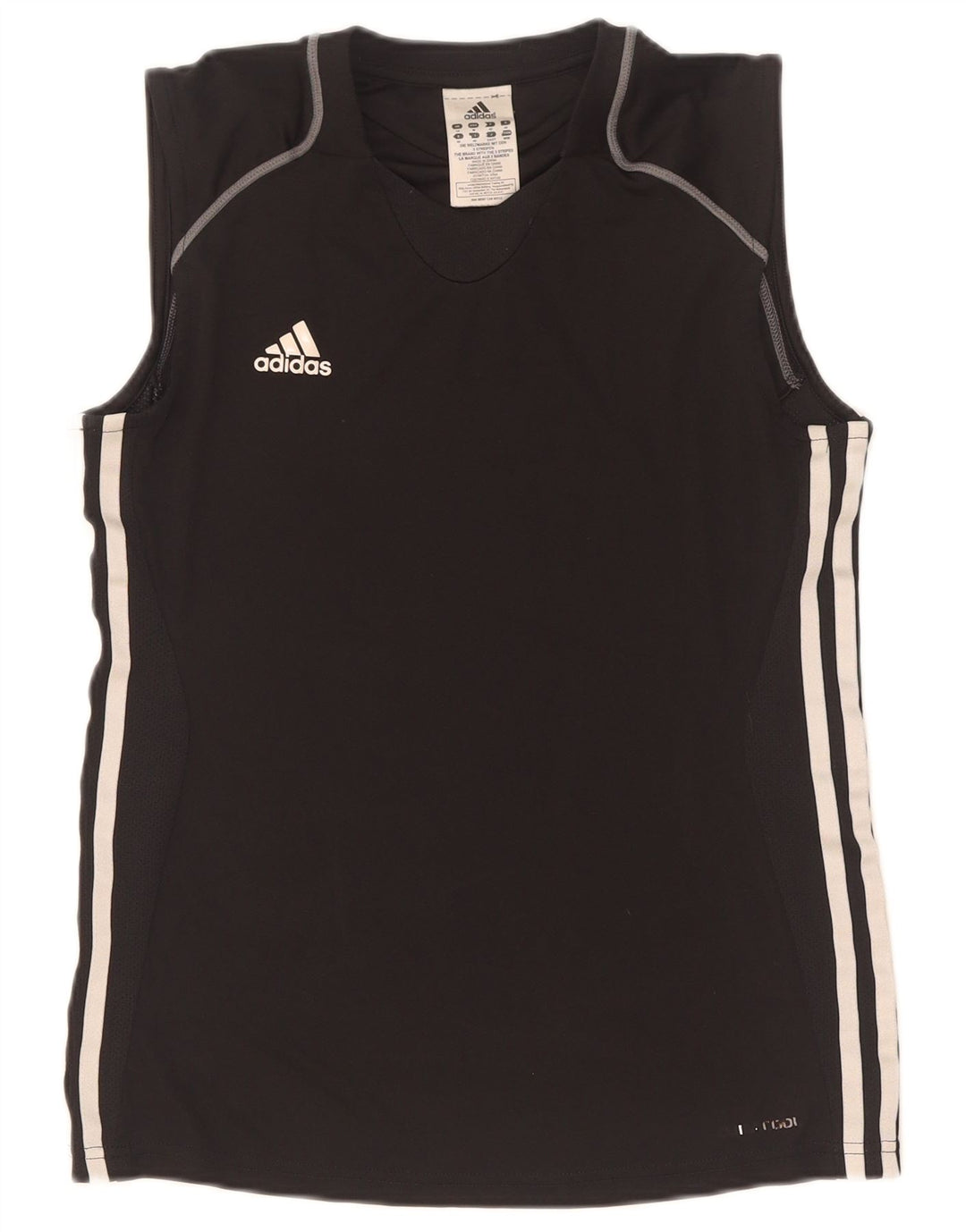 Canotta Adidas Climacool da donna UK 14 poliestere nero medio