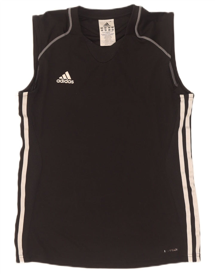 Canotta Adidas Climacool da donna UK 14 poliestere nero medio