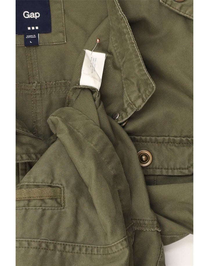 Giacca militare da donna Gap UK 14 cotone kaki medio