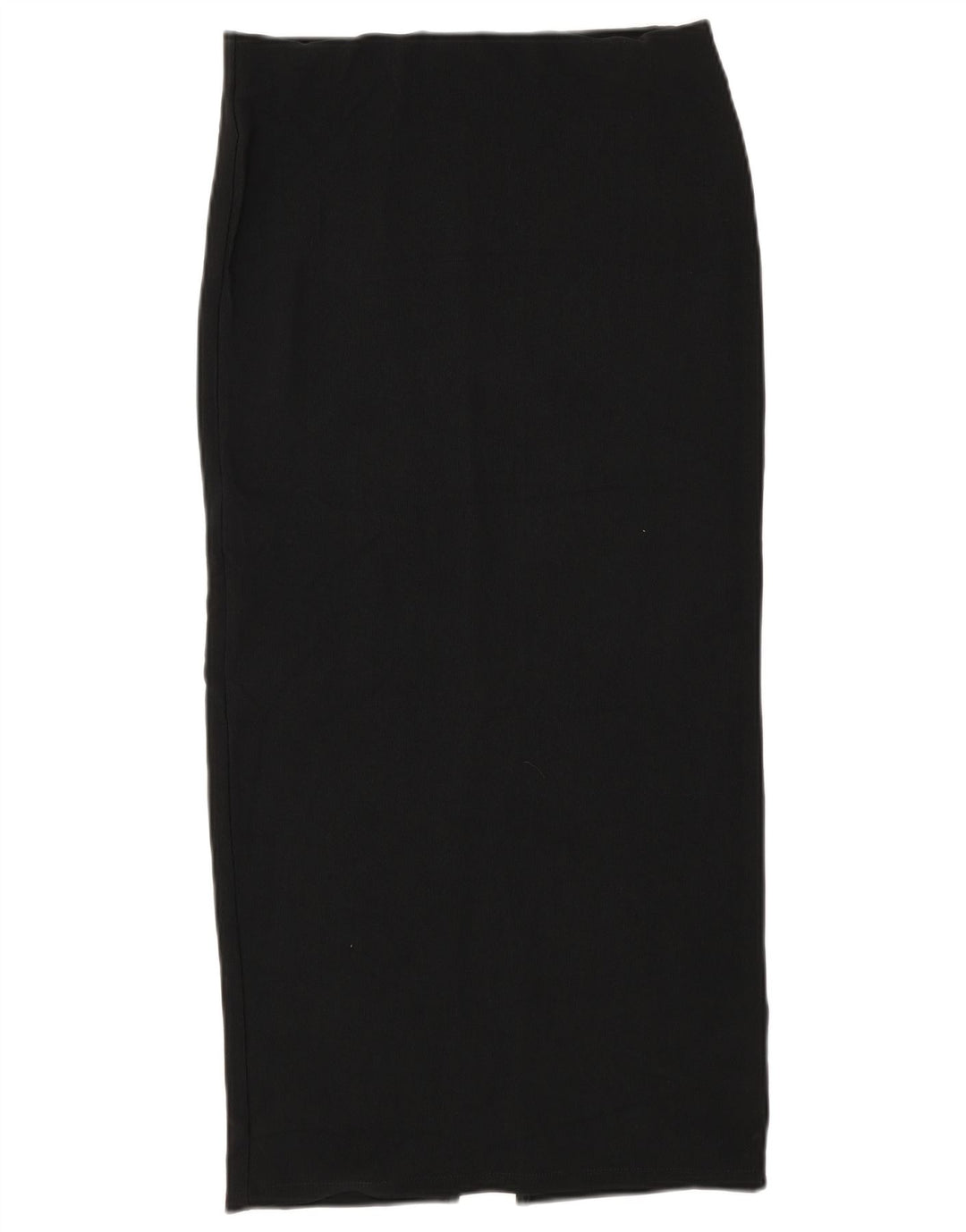 Gonna midi a vita alta da donna Zara grande W30 poliestere nero