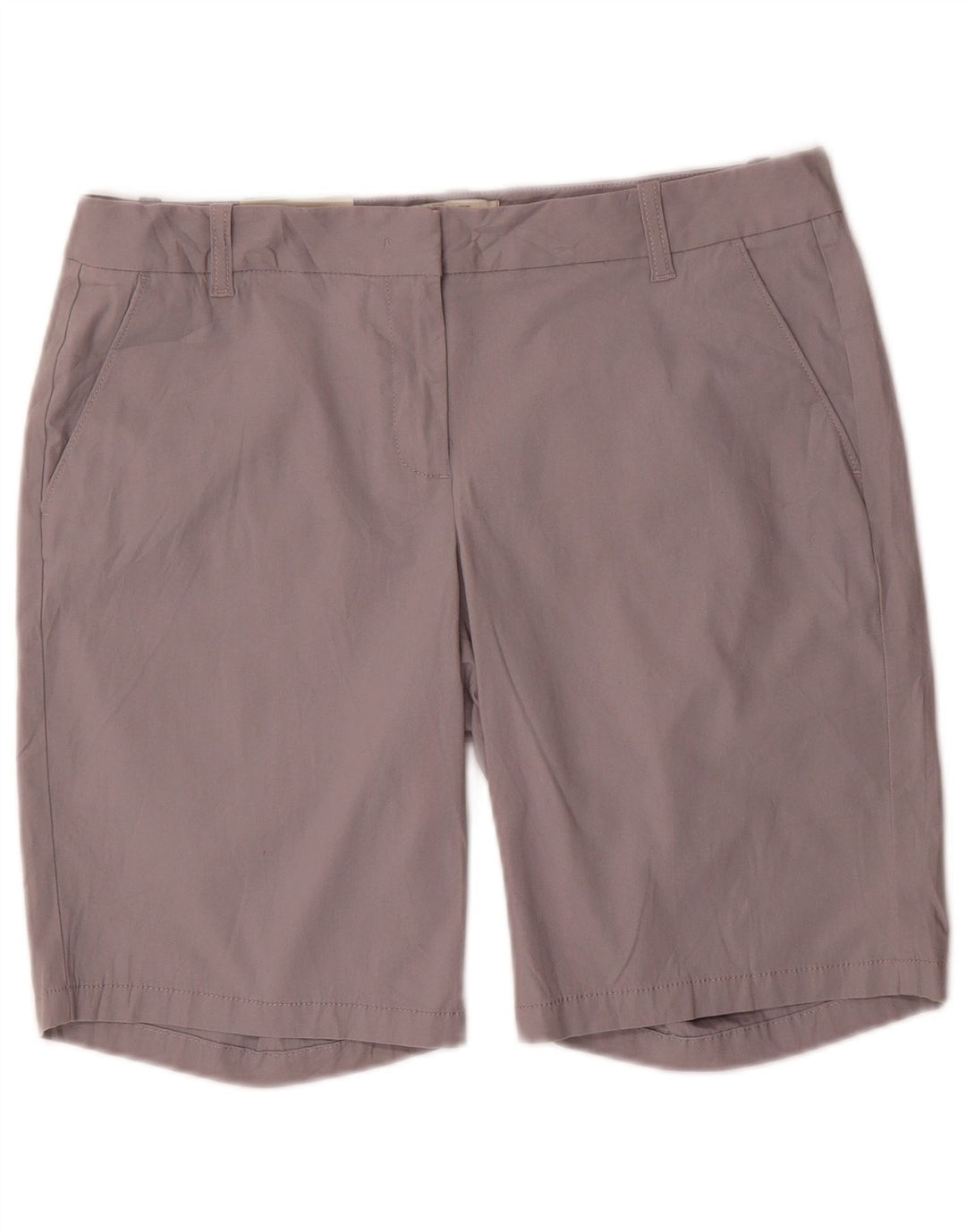 J. CREW Pantaloncini Bermuda City Fit da donna US 8 Medium W32 Cotone grigio