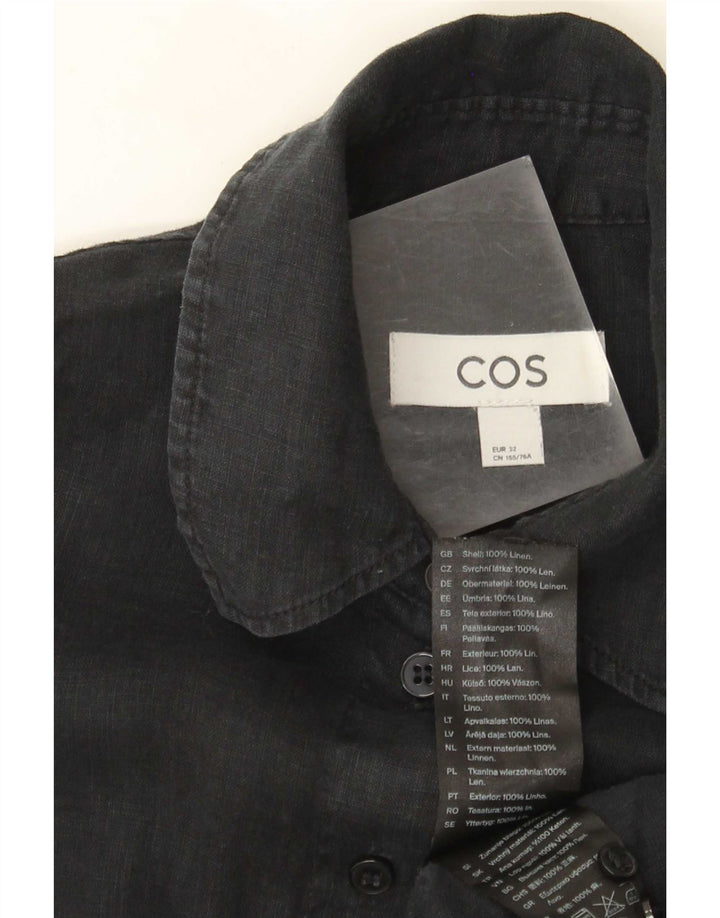 Camicia oversize da donna Cos EU 32 2XS Lino nero