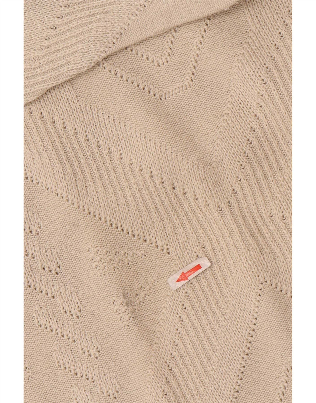 Maglione girocollo da uomo vintage IT 56 XL Beige