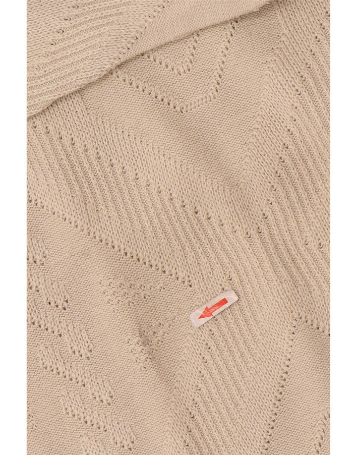 Maglione girocollo da uomo vintage IT 56 XL Beige