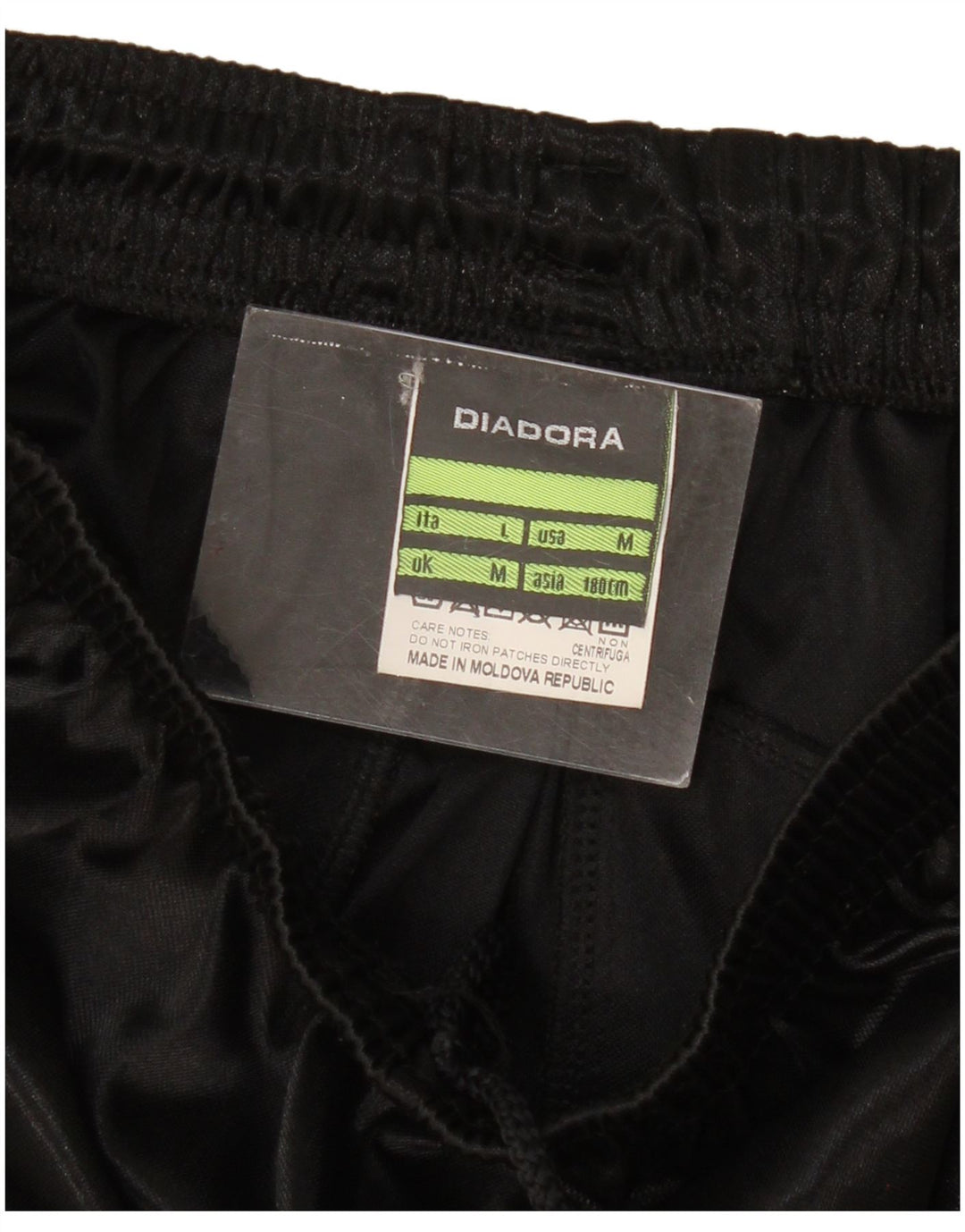 Pantaloncini sportivi Diadora Uomo Italia Sport Medium Nero Poliestere