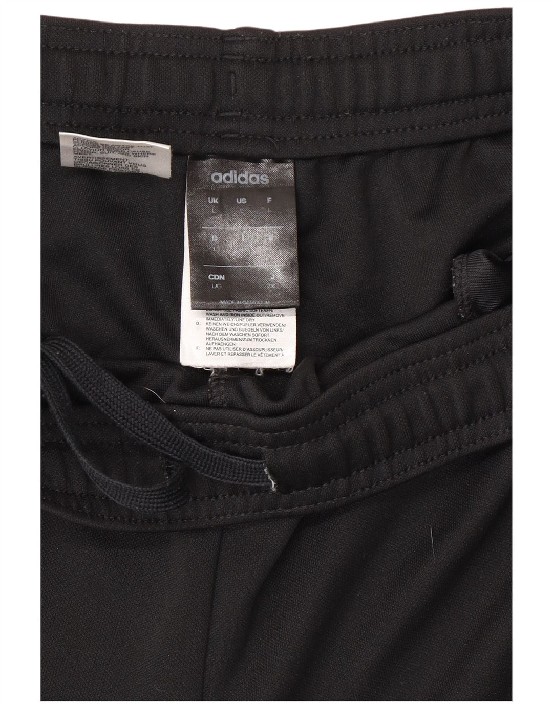 Pantaloni da tuta da uomo Adidas Joggers grandi neri in poliestere
