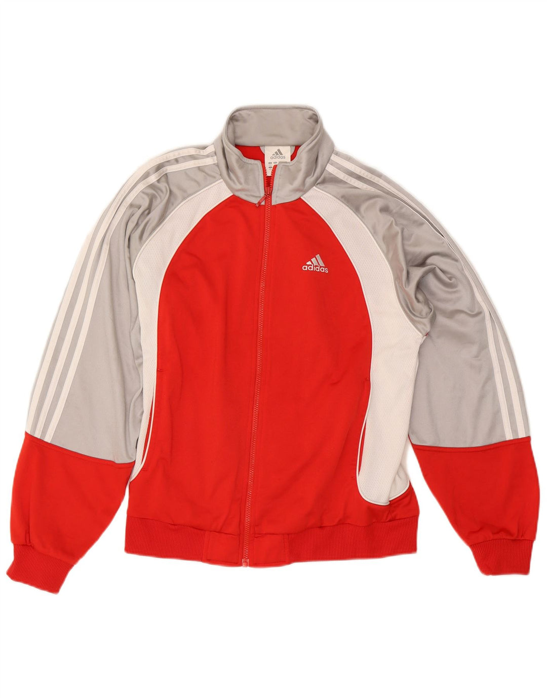 Tuta intera da uomo Adidas UK 36/38 Small Grigio Colourblock Poliestere