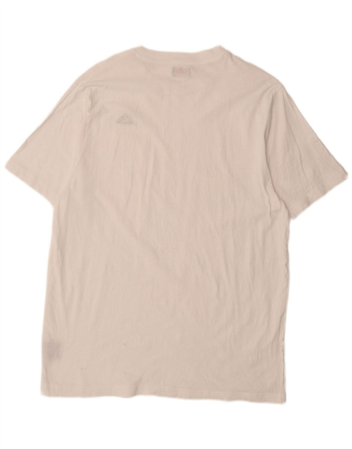 T-shirt da uomo KAPPA Top XL in cotone bianco