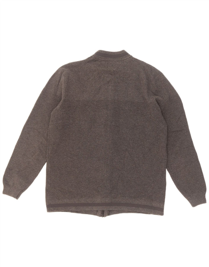 Maglione cardigan da uomo Zara XL grigio