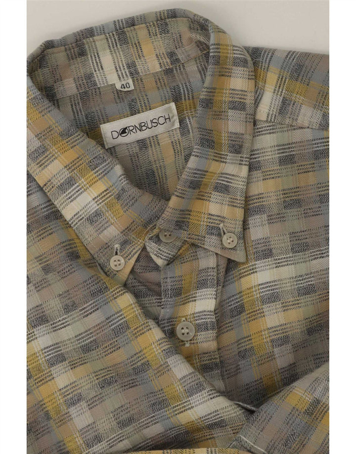 Camicia da uomo Dornbusch taglia 40 grigio medio geometrico