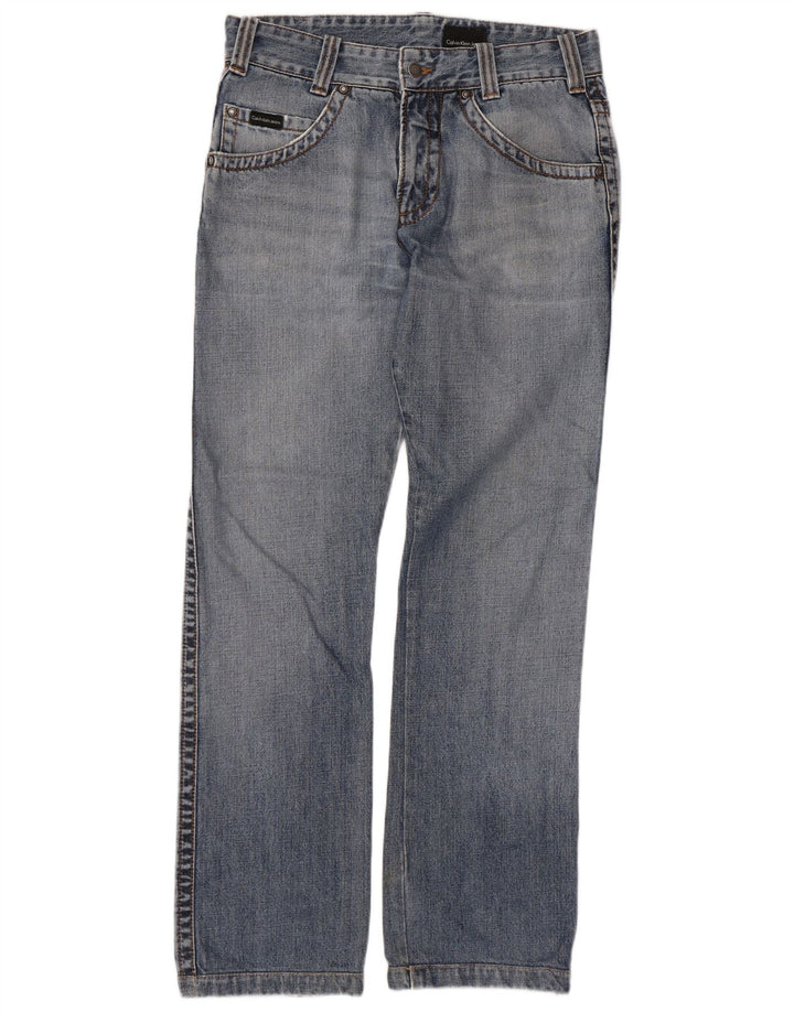 Jeans dritti da donna Calvin Klein W32 L31 Blu