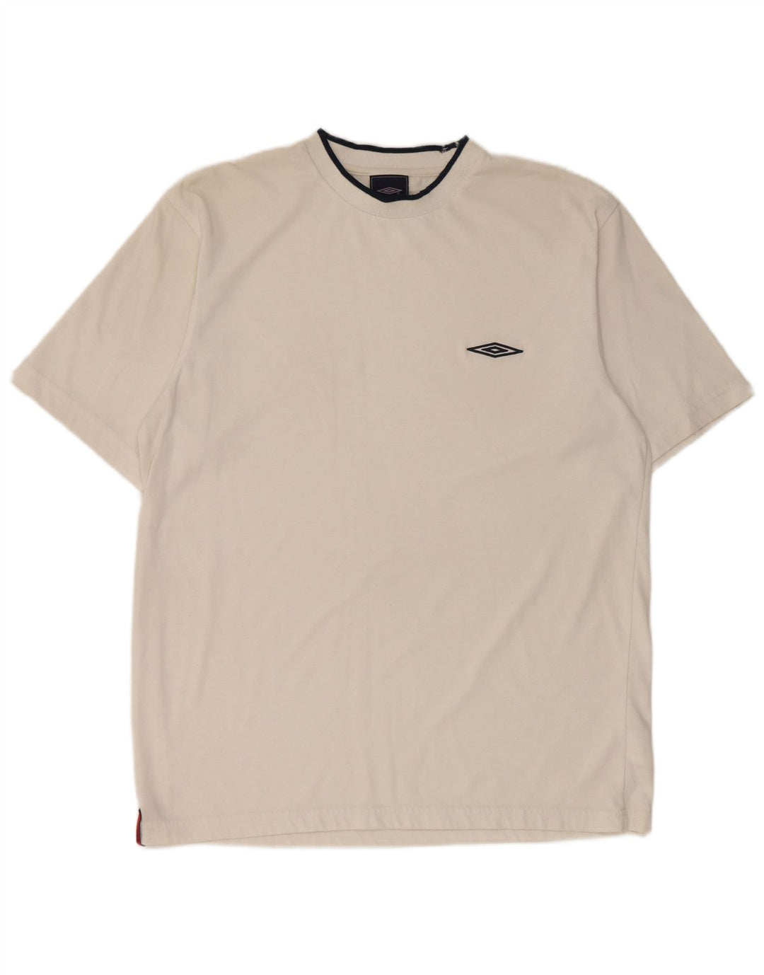 T-shirt da uomo Umbro Top Large in poliestere bianco