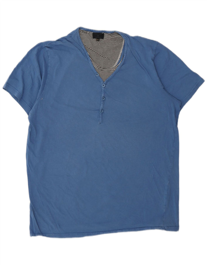 T-shirt da uomo Jack & Jones Top 2XL cotone blu