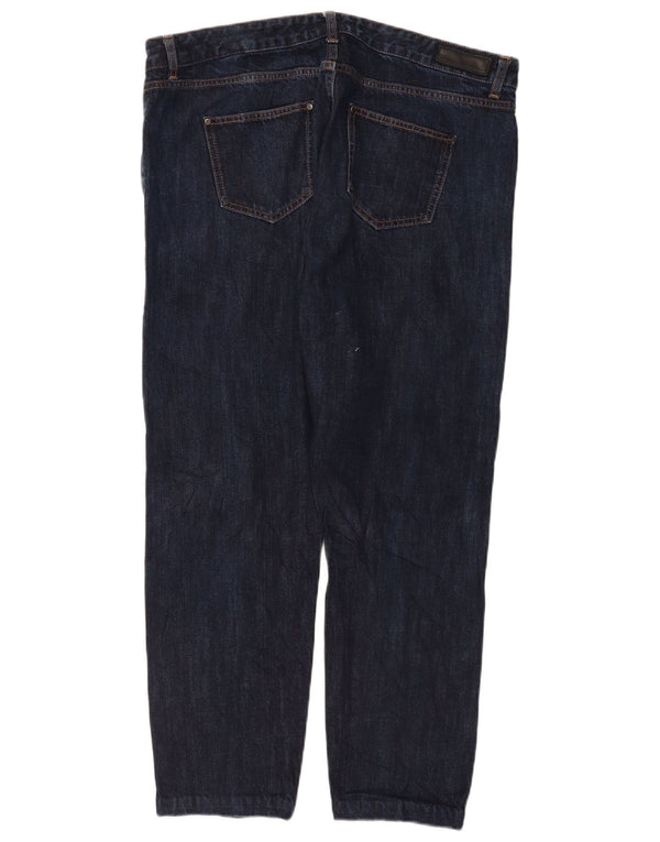 Jeans affusolati da donna Marks & Spencer UK 18 XL W38 L28 Cotone blu navy