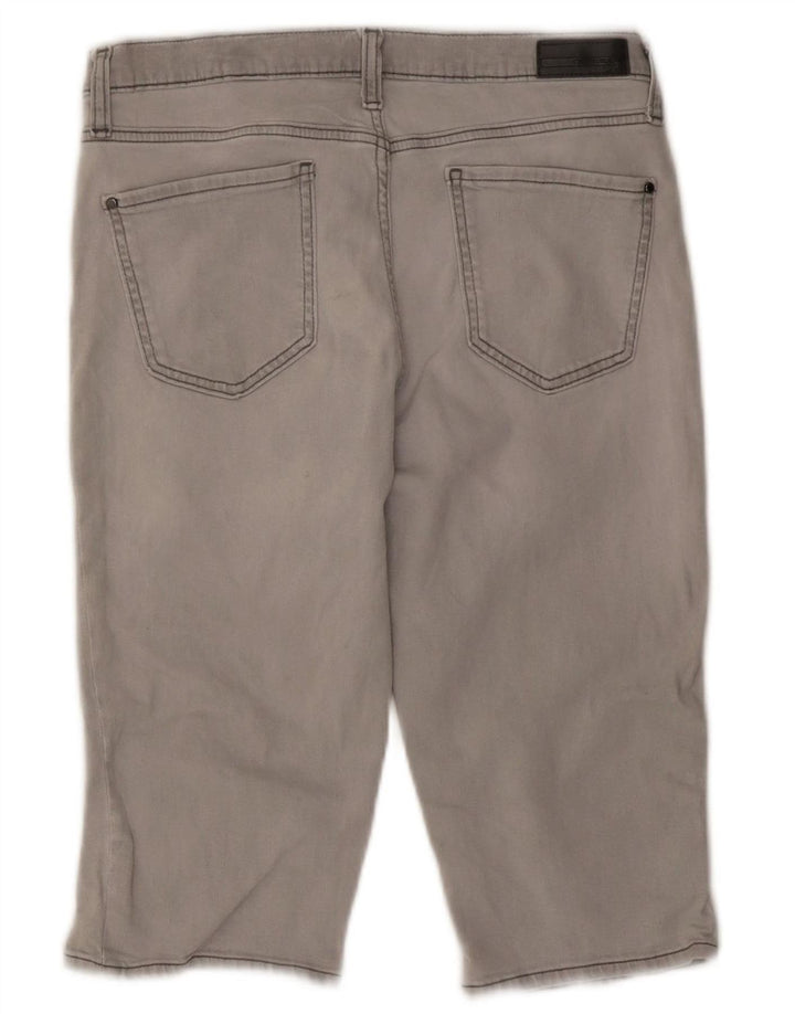 Pantaloncini di jeans da donna DKNY US 10 Large W27 Cotone grigio