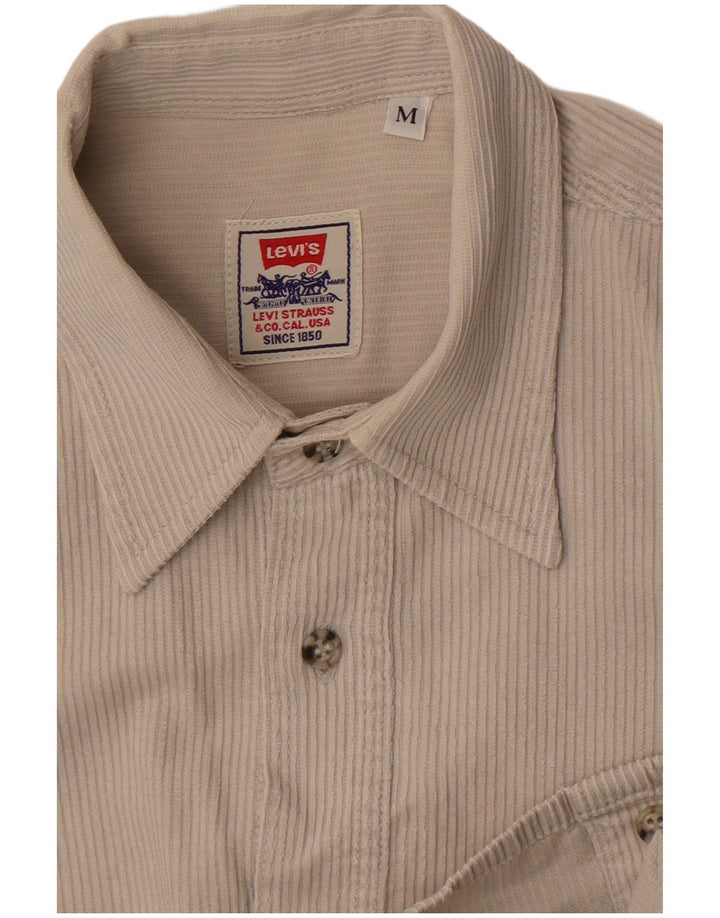 Camicia in velluto a coste da uomo Levi's medio bianco sporco