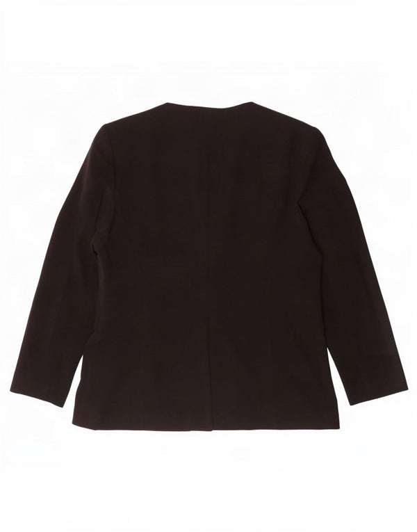 Giacca Marks & Spencer da donna Open Blazer UK 14 poliestere nero medio