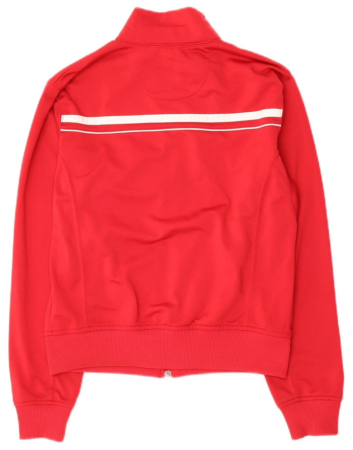 Giacca da tuta da donna Nike UK 10/12 poliestere rosso medio