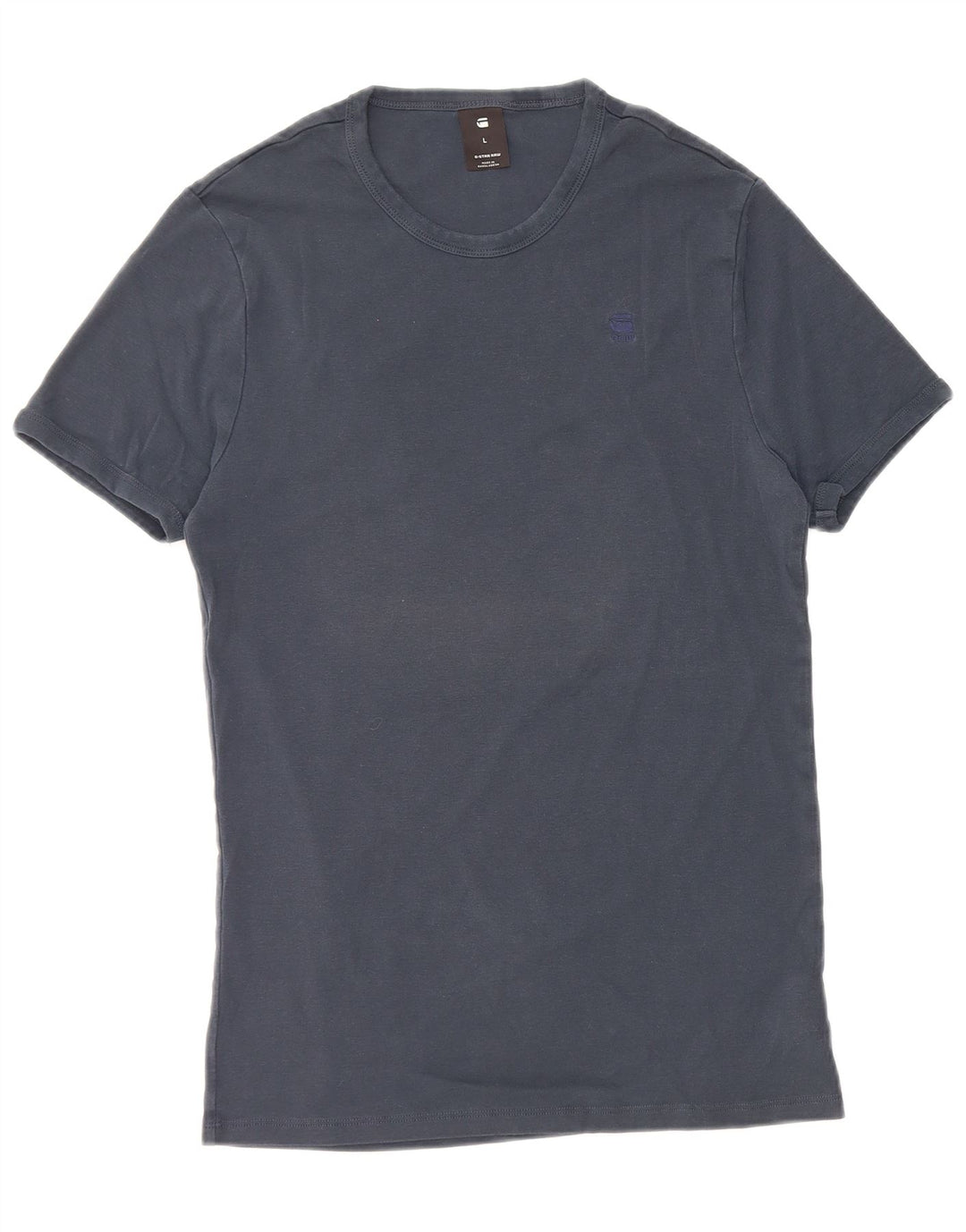T-shirt da uomo G-Star Top grande in cotone blu navy
