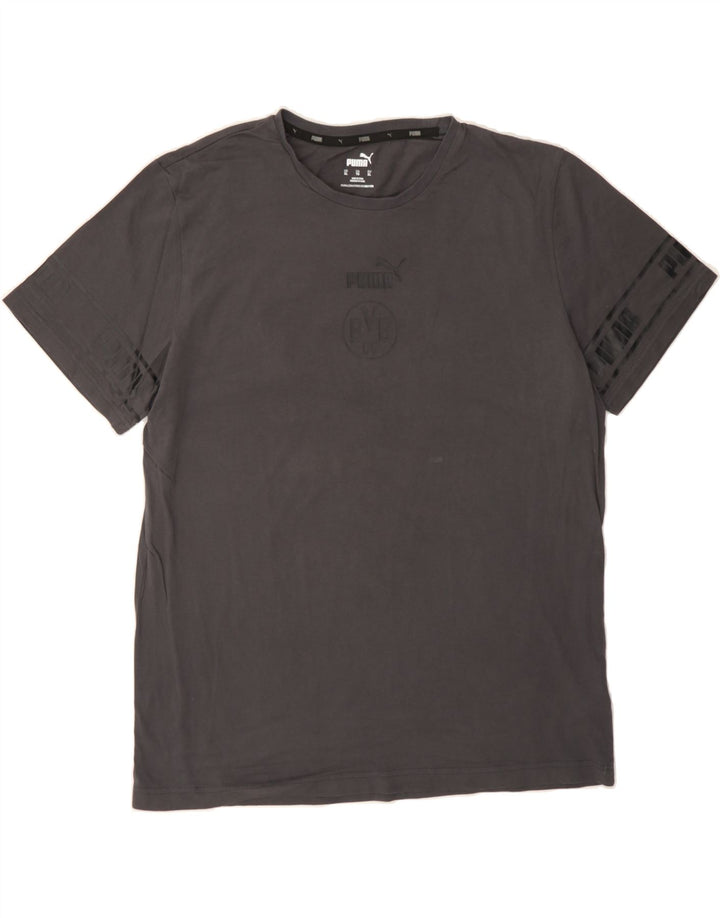 PUMA Mens Graphic T-Shirt Top XL Grey Cotton Vintage Puma and Second-Hand Puma from Messina Hembry 