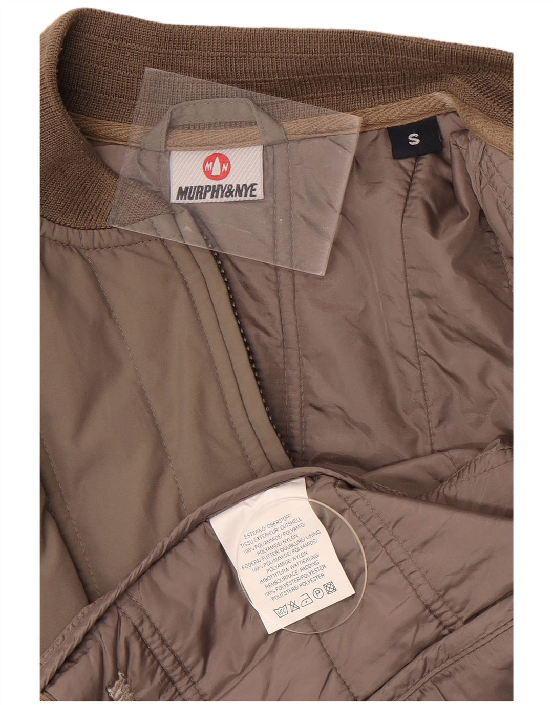 Gilet imbottito da donna Murphy & Nye UK 10 piccolo marrone in poliammide