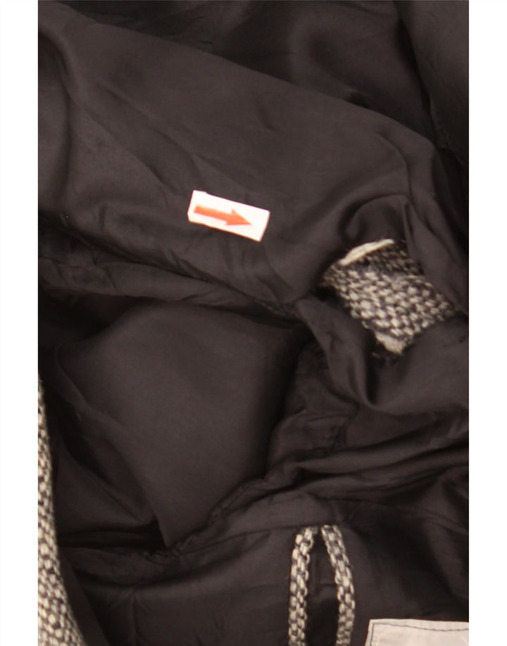Giacca blazer a 2 bottoni vestibilità regolare da uomo Harris Tweed EU 40 grande lana grigia